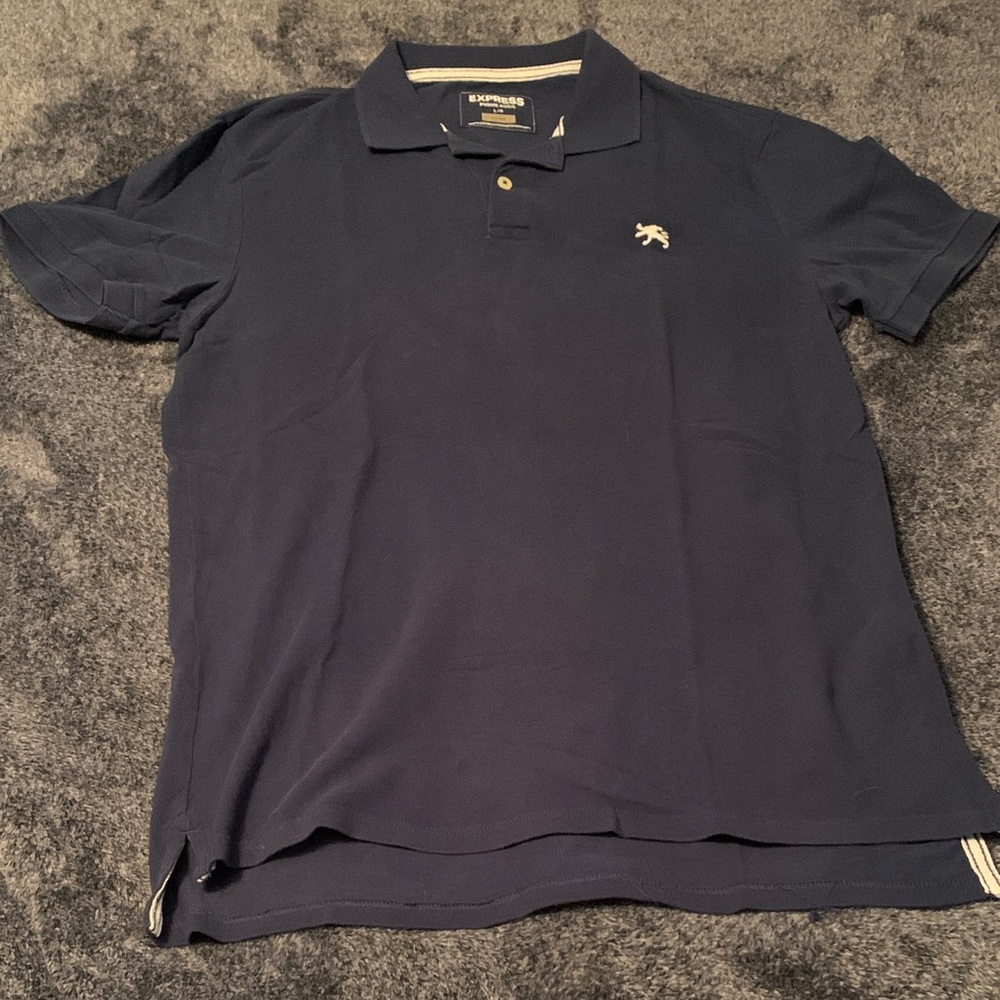 Express Dark Blue Polo Shirt